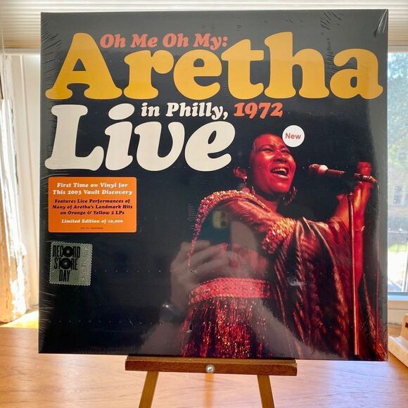 Aretha Franklin Vinyl Live in Philly 1972 Limited Rare